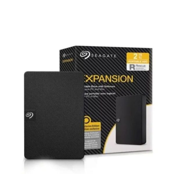 SEAGATE EXPANSION 2TB PORTABLE EXTERNAL HARD DRIVE