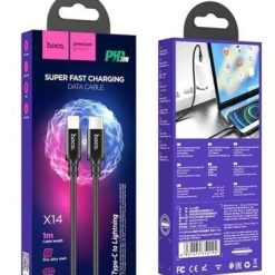 Hoco Super Fast Charging Cable for iPhone 20W Lightning to Type C Cable (X14)