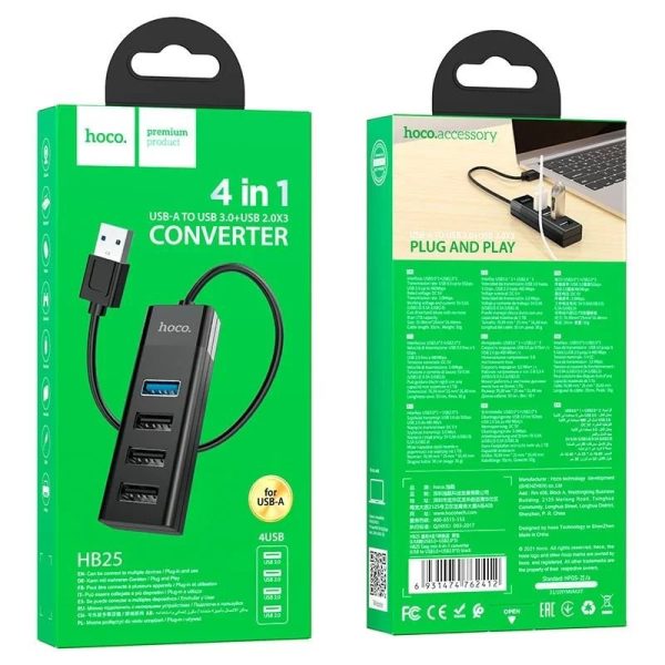 Hoco HB25 USB converter 4-in-1