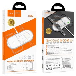 HOCO CW24, 3-in-1 wireless charger