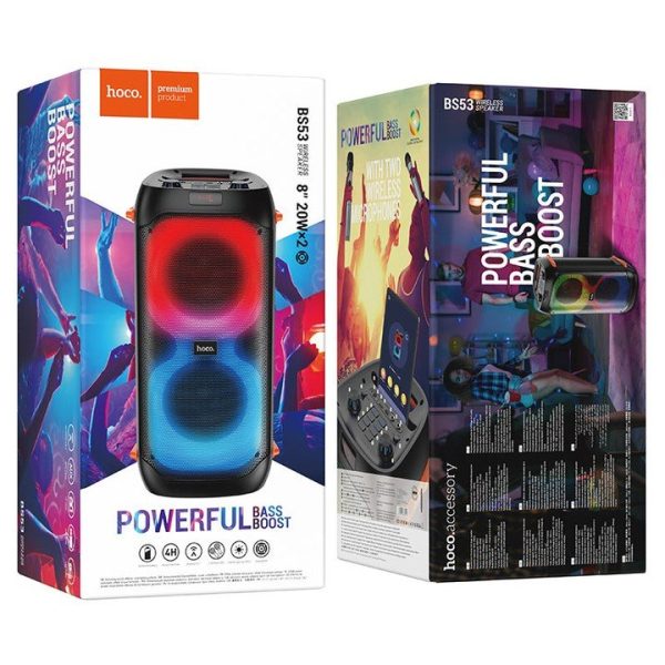 Hoco BS53 - wireless speaker with 2 microphones