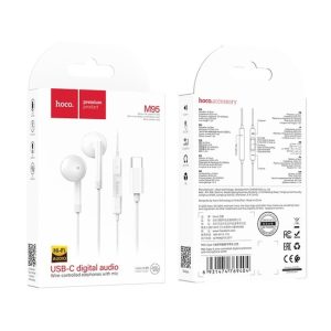 Hoco M95 Wire-controlled Earphones with Mic