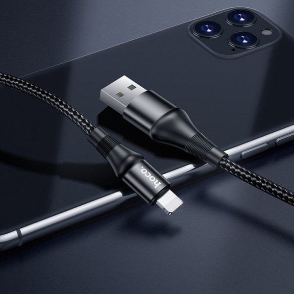 Hoco X50 USB to Lightning Charging Data Cable, 1m, current up to 2.4A