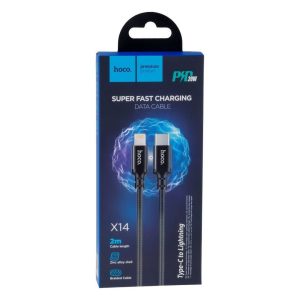 Hoco X14 Type-C to Lightning Charging Data Cable 2m aluminum alloy connectors