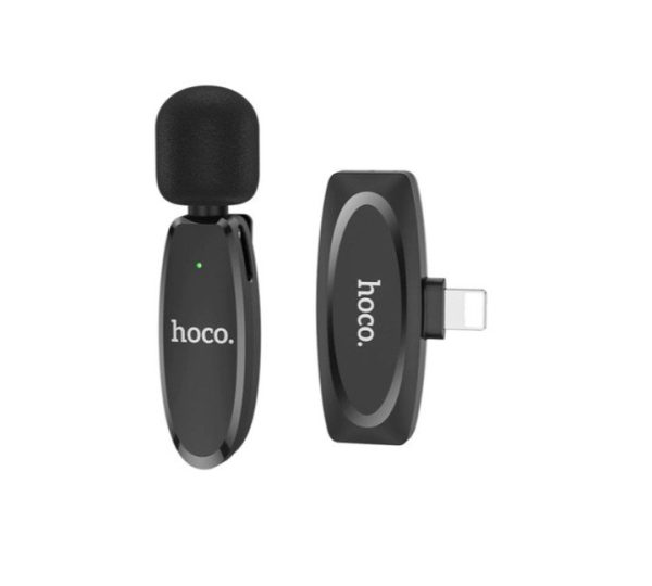 Hoco L15 iPhone Lavalier Wireless Microphone - Image 4