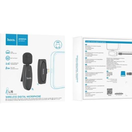 Hoco L15 iPhone Lavalier Wireless Microphone