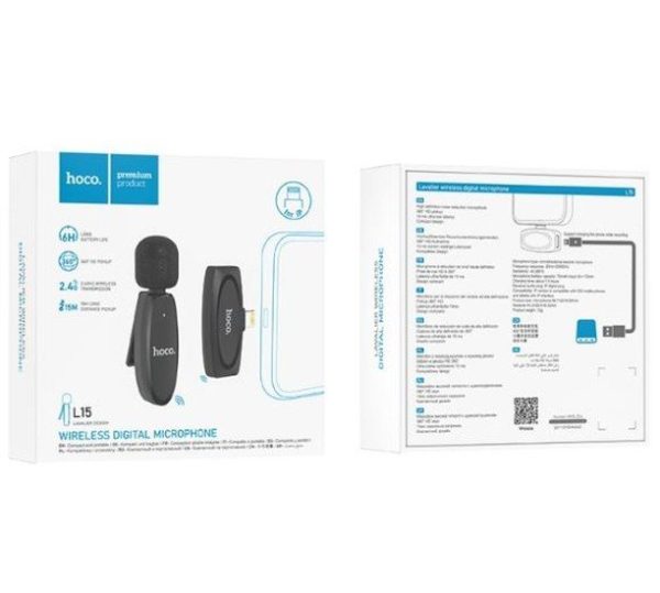 Hoco L15 iPhone Lavalier Wireless Microphone