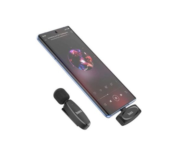 Hoco L15 iPhone Lavalier Wireless Microphone - Image 2
