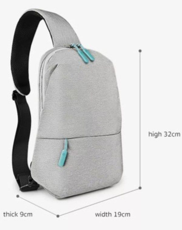 COTEetCI M Series Fashion Anti-Theft Waterproof Fabrics Single Strap Oblique Crossbody Shoulder Bag