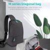 COTEetCI M Series Fashion Anti-Theft Waterproof Fabrics Single Strap Oblique Crossbody Shoulder Bag