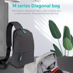 COTEetCI M Series Fashion Anti-Theft Waterproof Fabrics Single Strap Oblique Crossbody Shoulder Bag