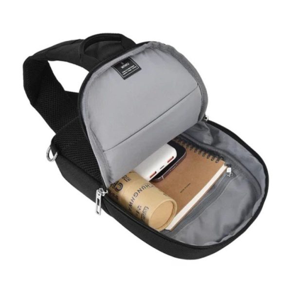 WIWU HALI SLING CHEST BAG BLACK - Image 2